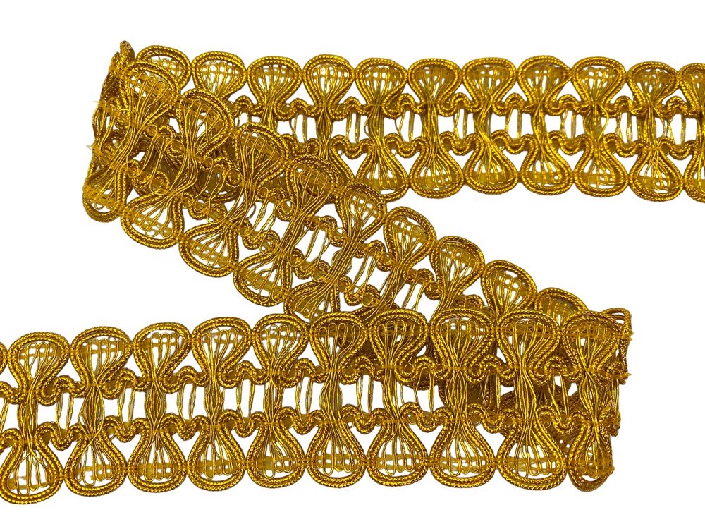 4096 PASSAMANERIA LAME' ORO/ARG (20) - PASSAMANERIE LUREX LAME' - CUCITO -  SHOP