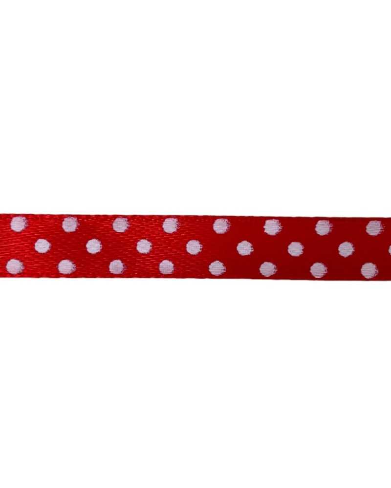 Silk ribbon 1 cm,red