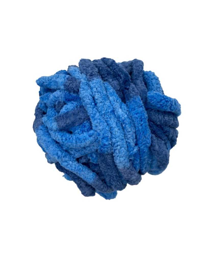 Pelote de laine chenille serpent fils à coudre trois étoiles dégradé  microfibre 50 gr