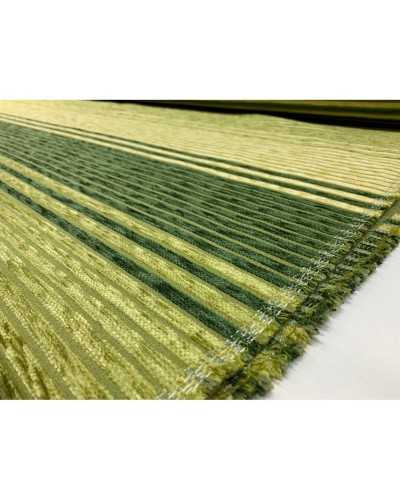 50 Cm Tissu ameublement coordonné chenille verte lourde 280 cm de haut